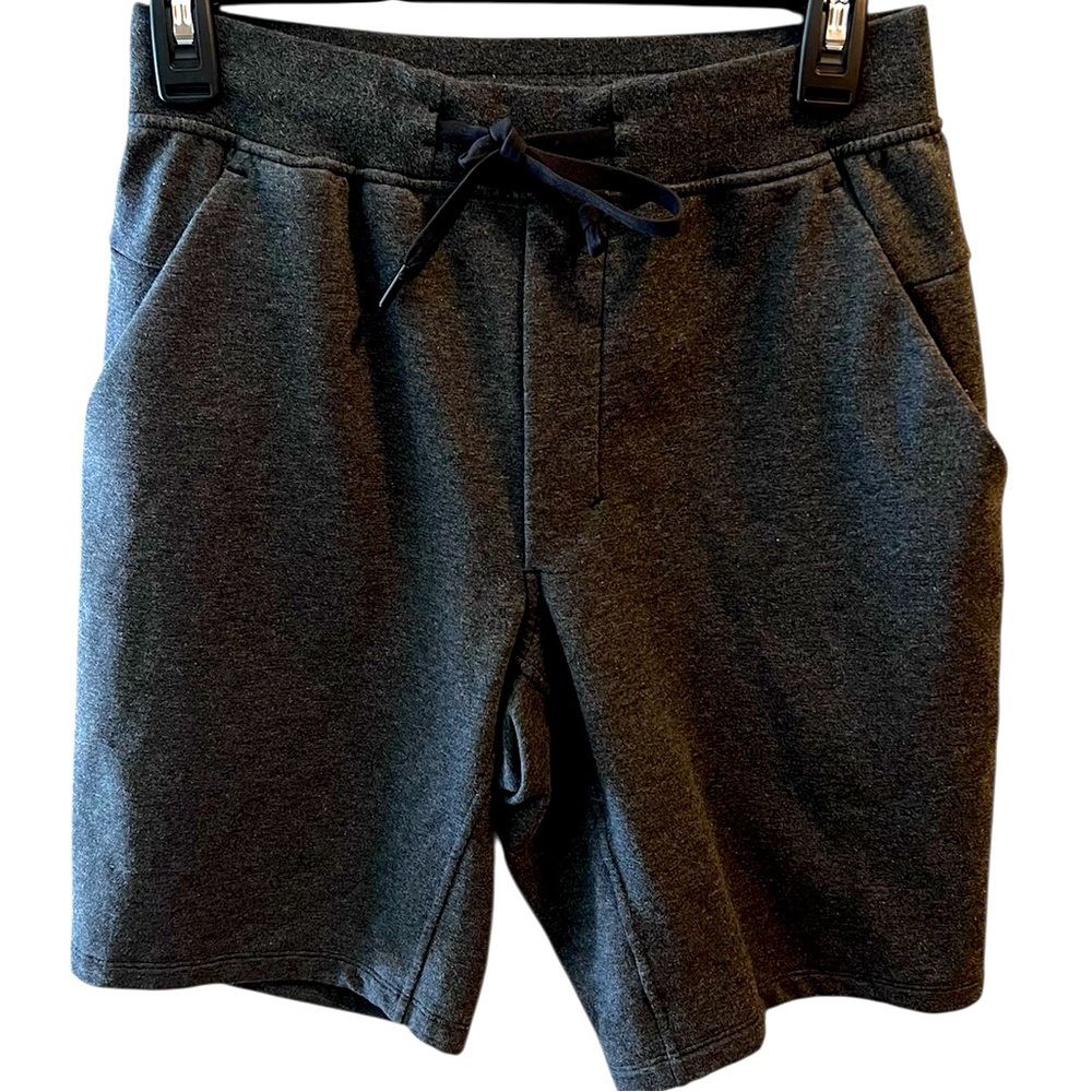 Lululemon Athletica Gray Athletic Shorts with Drawstring Waist